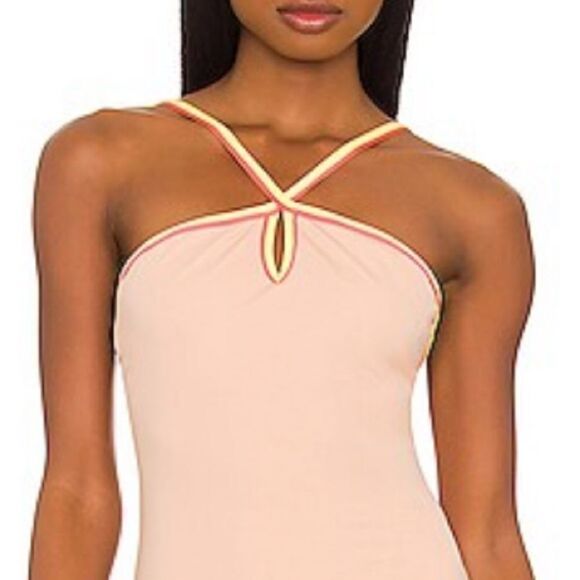 NWT Boamar Revolve Ciana One Piece Swimsuit in Urban Taupe Medium - Picture 3 of 8